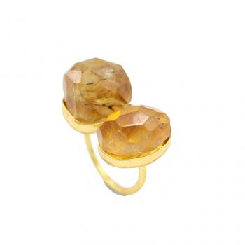 Nickel-Free Gold Plated   Ring for Women and Girls